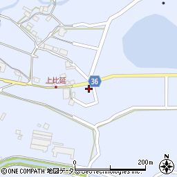 兵庫県西脇市上比延町967周辺の地図