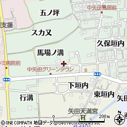 京都府亀岡市中矢田町才ノ溝周辺の地図