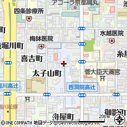 京都府京都市下京区木賊山町173周辺の地図