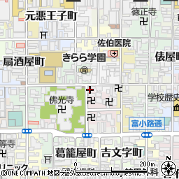 京都府京都市下京区東前町398周辺の地図