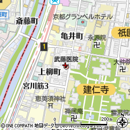 京都府京都市東山区博多町79周辺の地図