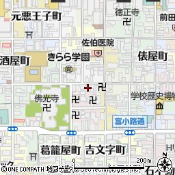 京都府京都市下京区東前町404周辺の地図