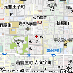 京都府京都市下京区東前町405周辺の地図