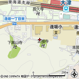 滋賀県大津市音羽台14-23周辺の地図