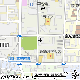 サンディ京都梅津店周辺の地図