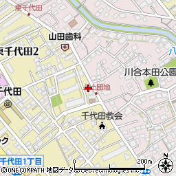 クローバー東千代田店周辺の地図