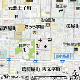 京都府京都市下京区東前町401周辺の地図