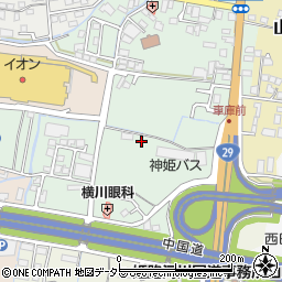 兵庫県宍粟市山崎町山田周辺の地図