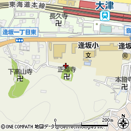 滋賀県大津市音羽台14-22周辺の地図