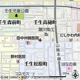 京都府京都市中京区壬生高樋町60-7周辺の地図