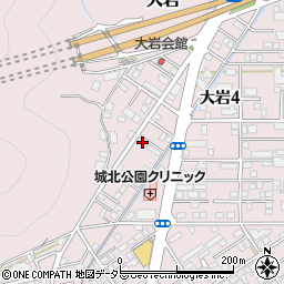 セゾン大岩Ａ周辺の地図