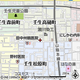 京都府京都市中京区壬生高樋町60-6周辺の地図