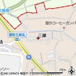 愛知県安城市里町三郎4-95周辺の地図