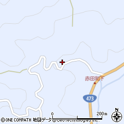 愛知県岡崎市小久田町新谷周辺の地図
