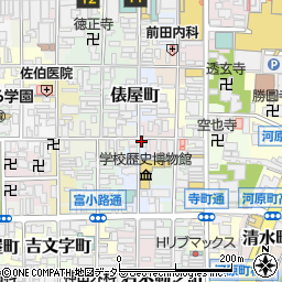 鹿田喜造漆店周辺の地図