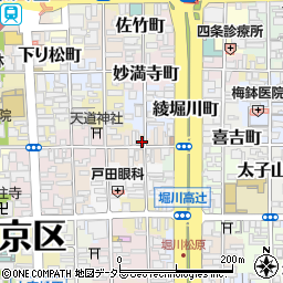 京都府京都市下京区晒屋町638周辺の地図