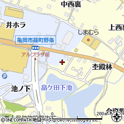 京都府亀岡市篠町篠杢殿林21周辺の地図