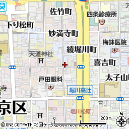 京都府京都市下京区晒屋町640周辺の地図
