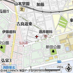 愛知県知立市新地町西広見30周辺の地図