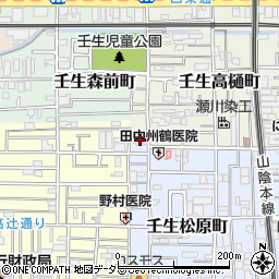 京都府京都市中京区壬生高樋町64周辺の地図