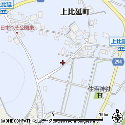 兵庫県西脇市上比延町238周辺の地図