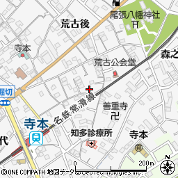 愛知県知多市八幡蔵池18周辺の地図
