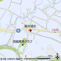 兵庫県西脇市上比延町916周辺の地図