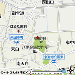 愛知県知立市来迎寺町西中畑29周辺の地図