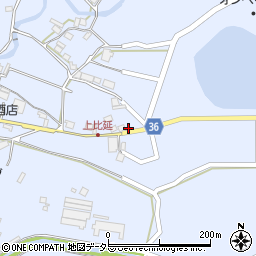 兵庫県西脇市上比延町957-3周辺の地図