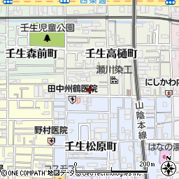 京都府京都市中京区壬生高樋町60周辺の地図