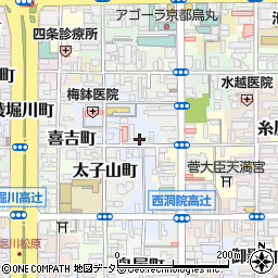 京都府京都市下京区木賊山町周辺の地図