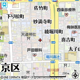 京都府京都市下京区晒屋町636周辺の地図