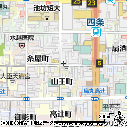 京都府京都市下京区釘隠町232周辺の地図