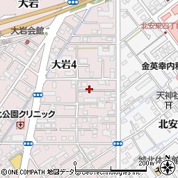 極真会館瀬名道場周辺の地図