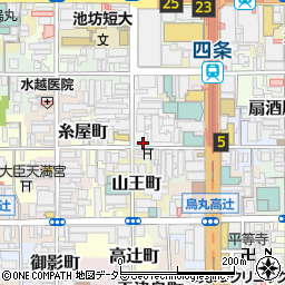 京都府京都市下京区釘隠町234周辺の地図