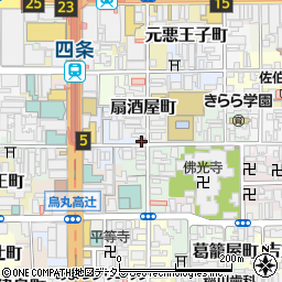 京都東洞院仏光寺郵便局 ＡＴＭ周辺の地図