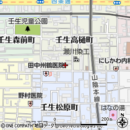 京都府京都市中京区壬生高樋町60-35周辺の地図