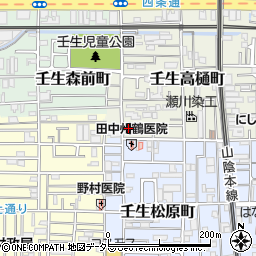 京都府京都市中京区壬生高樋町60-23周辺の地図