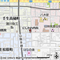 京都府京都市中京区壬生高樋町45-9周辺の地図