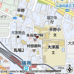 滋賀県大津市馬場1丁目3-22周辺の地図