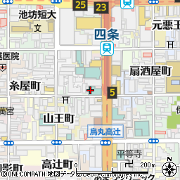 京都府京都市下京区釘隠町252周辺の地図