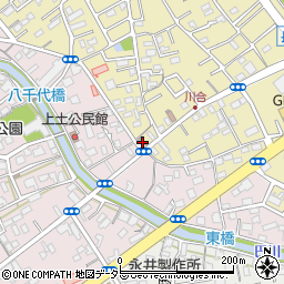 静岡中央警察署上土交番周辺の地図