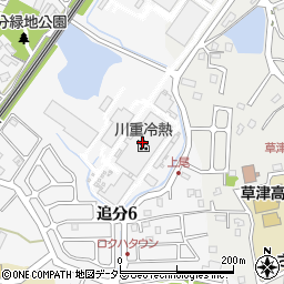 株式会社昭和コーポレーション　草津作業所周辺の地図