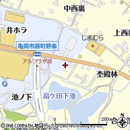 京都府亀岡市篠町野条上又20-1周辺の地図