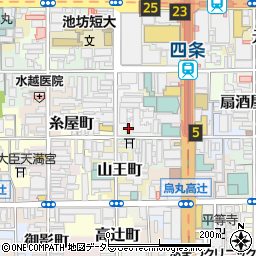 京都府京都市下京区釘隠町236周辺の地図