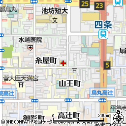 ファミリーマート室町仏光寺店周辺の地図