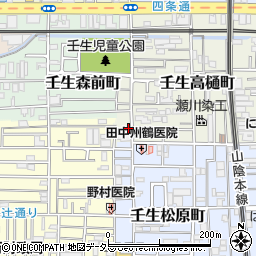 京都府京都市中京区壬生高樋町64-2周辺の地図