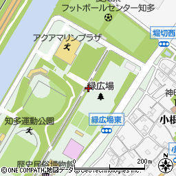 愛知県知多市緑町周辺の地図