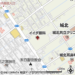 イイダ眼科医院周辺の地図