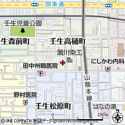 京都府京都市中京区壬生高樋町60-80周辺の地図